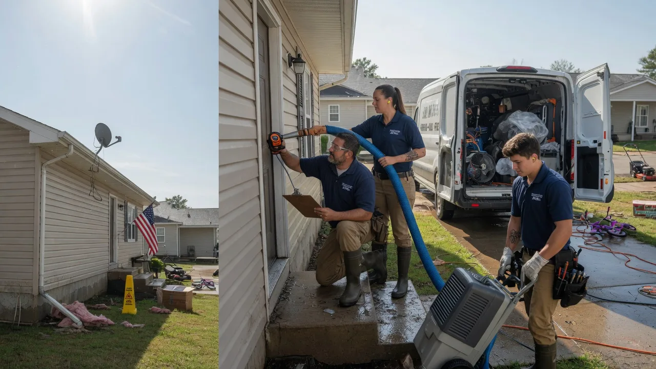Ceiling Water Damage Restoration in Harmony, MN near me